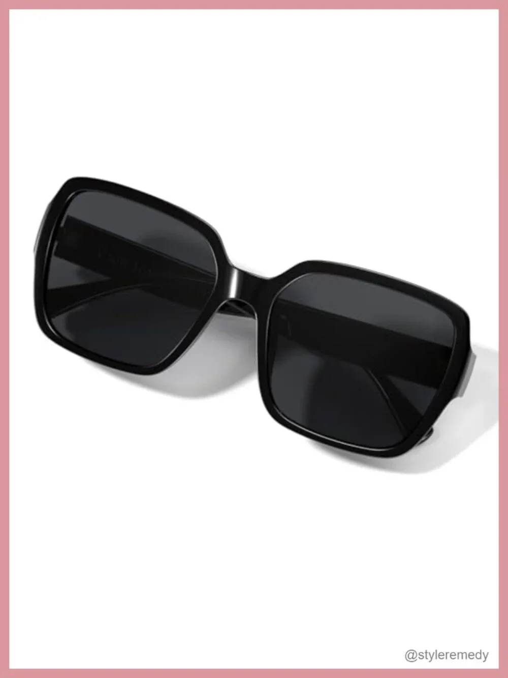 Polarized Oversized Square Sunglasses UV400 Protection